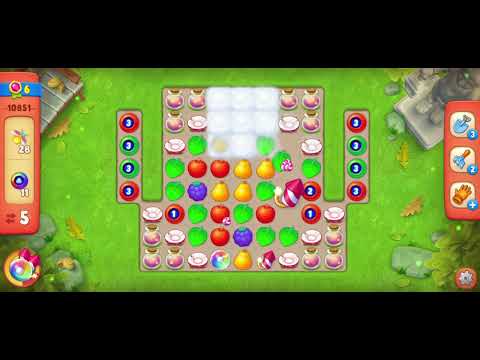 Hard Level 10851 ▪︎ no hacks, real play ☆ Gardenscapes by Anne