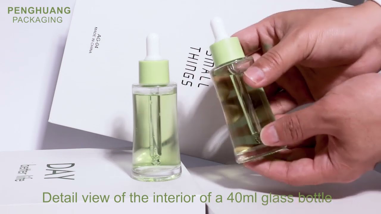 Leak Proof Serum Dropper Bottles Luxury Cosmetic Packaging