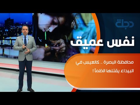 شاهد بالفيديو.. محافظة البصرة .. كالعيس في البيداء يقتلها الظمأ !