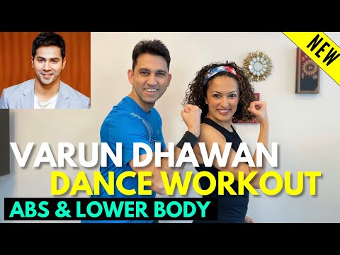 28 minute VARUN DHAWAN Bollywood Dance HIIT Workout with Sabah | Burns 200-500cal | Abs & Thighs