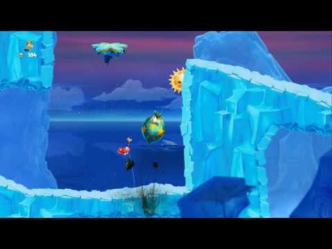 Rayman Legends 100% Walkthrough Part 55 - Gourmand Land - Fickle Fruit / You're On Fire!
