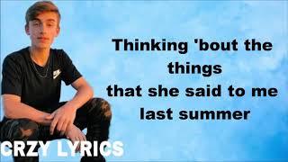Johnny Orlando- Last Summer (Lyric Video)