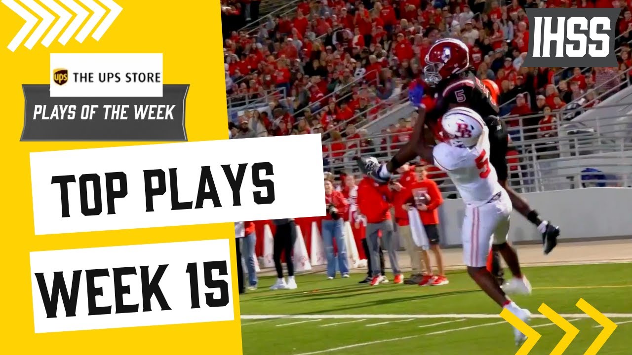 2023 Houston Area High School Football Plays of The Week: Week 15