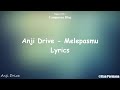 Anji Drive- Melepasmu Lyrics