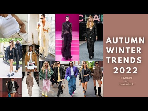 🤔AUTUMN WINTER #fashiontrends 2022🤔