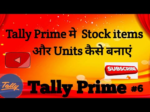 #6 COMO 👍 CRIAR ESTOQUE 😀ITEM E UNIDADES 👩‍💻✅ no Tally Prime em 2 MINUTOS