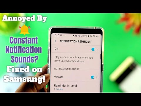 Fix Constant Notification Sounds in Any Samsung Phone! [Android]