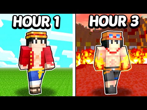 Minecraft One Piece, But every 30 seconds I change character...