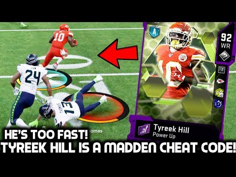 TYREEK HILL IS A CHEAT CODE! FASTEST PLAYER IN THE GAME! Madden 20 Ultimate Team