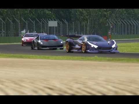 Apollo Intensa Emozione vs Lamborghini vs Ferrari at Imola