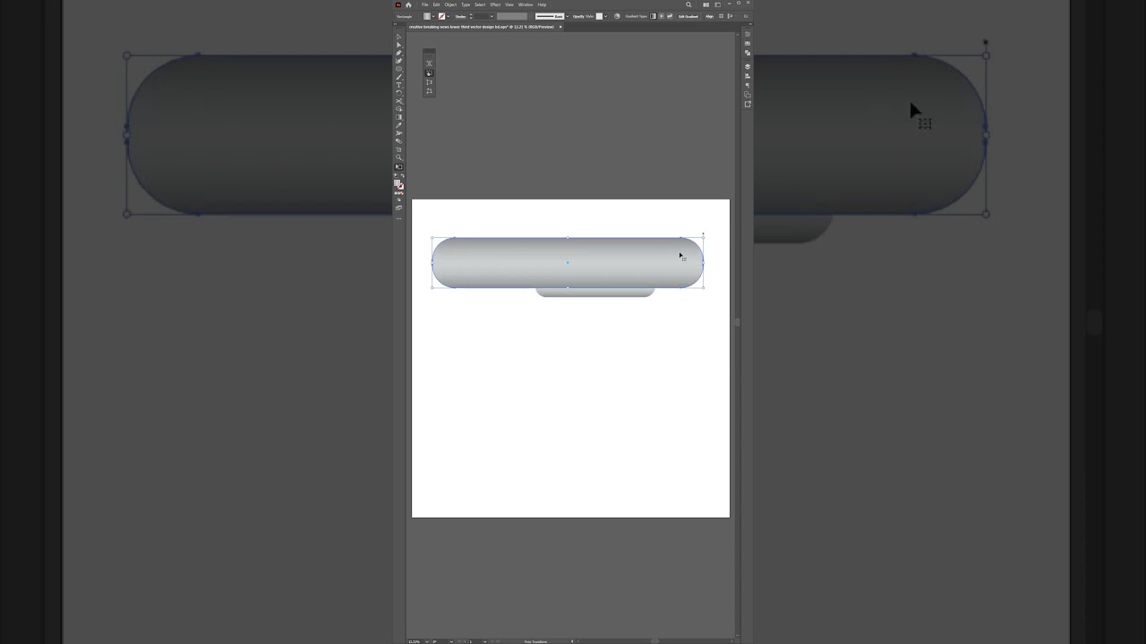 creative breaking news circle lower third vector design #shorts
