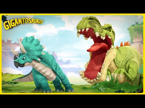 Giganto Isn’t a Fan of the Triceratops Challenge | NEW EPISODE | Gigantosaurus Multilingual