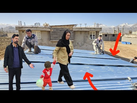 The smile of the swallow under the new roof; A day full of hope in Parisa's house