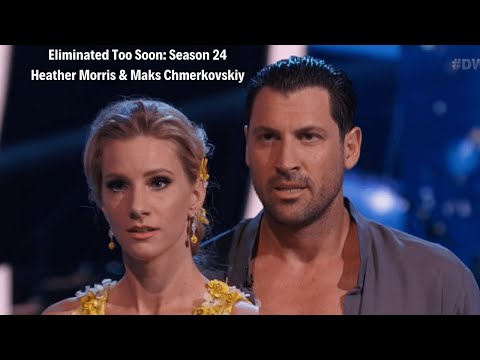 Eliminated Too Soon: Season 24 Heather Morris & Maks Chmerkovskiy