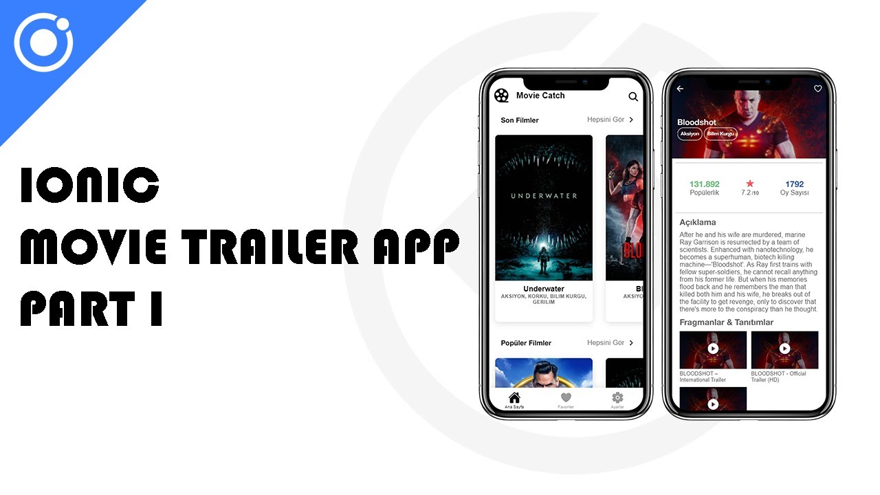 Ionic Movie Trailer App Tutorial Part 1 (Get Started)