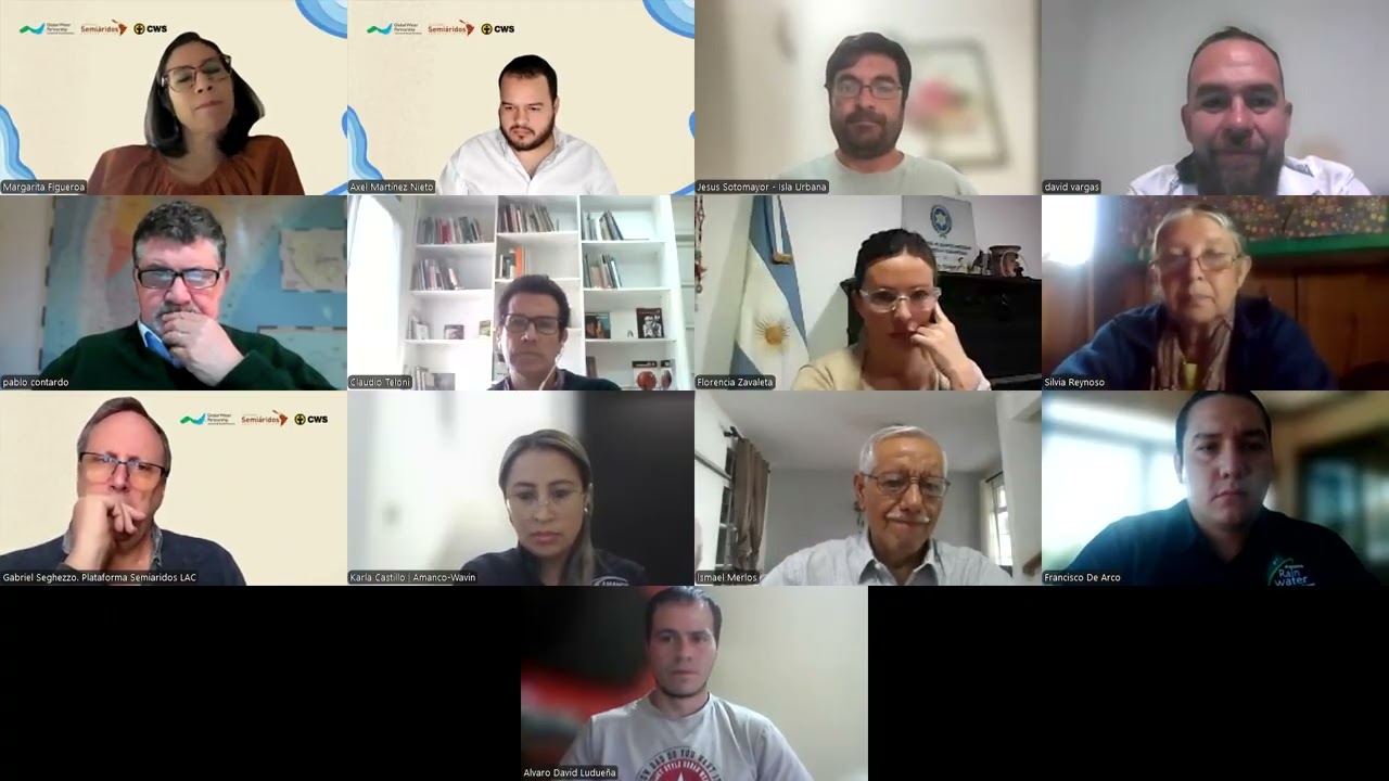 Webinar "Cosechando agua, cuidamos la vida: Aprendizaje, avances y oportunidades" - Día 2