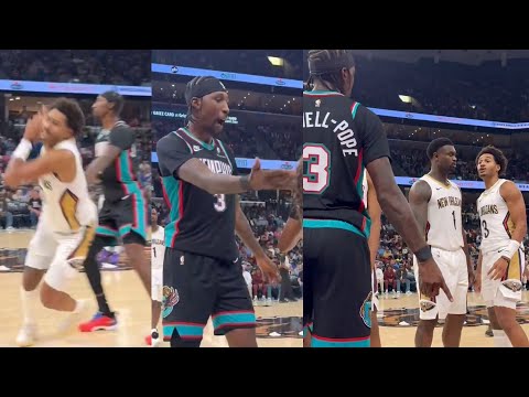 Jordan Poole and KCP exchange words "get your a*s up" "you lame as f**k" 😳