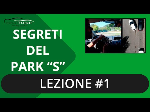 Parcheggio a S trucchi Lezione #1 - Tutorial scuola guida e punti di riferimento - Portale Patente