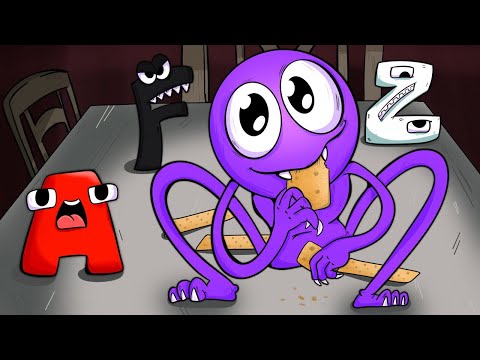PURPLE SAD BACK STORY - Parasite | Rainbow Friends Animation