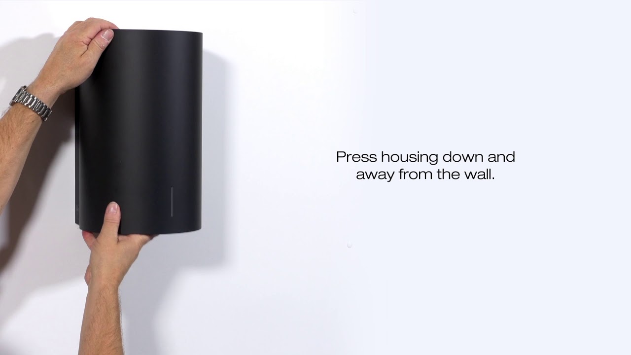 BJÖRK hand dryer, optional RAL classic colours