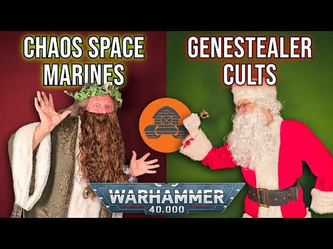 Chaos Space Marines vs Genestealer Cults | Warhammer 40,000 Battle Report