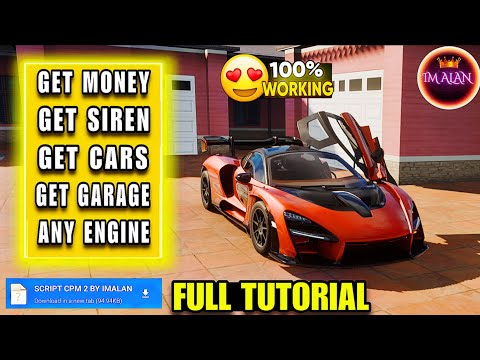 SCRIPT CAR PARKING MULTIPLAYER 2 ALL IN ONE MENU UNLIMITED MONEY NEW UPDATE V1.2.0.8 & سكربت CPM 2