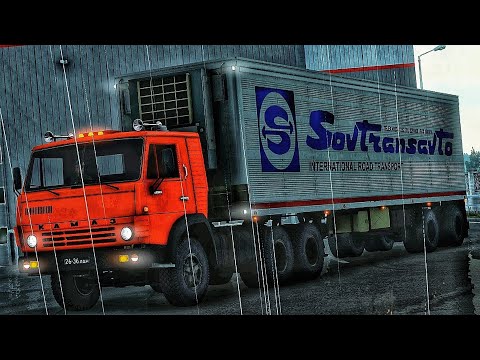 CARPATHIAN MOUNTAINS view from KAMAZ 5410 | Euro Truck Simulator 2 gameplay