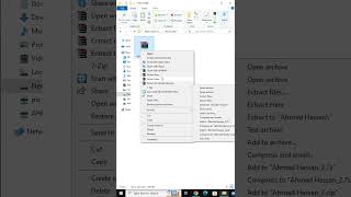 How to Unlocked folder & Files in 7-Zip in windows10