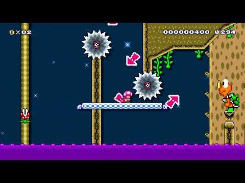 Swamp Athletic (parts 1, 2 and 3) by W. Wiggler [Super Mario Maker 2]