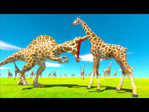 😱 WHAT WOULD A SPINOSAURUS EAT IN A WORLD FULL OF GIRAFFES 🤔