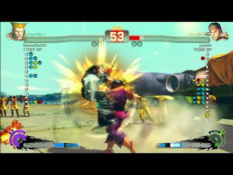 SSF4 Rank Match  GameOutttt (GU)  vs  jyobin (RY)