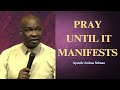 Pray Until It Manifests Apostle Joshua Selman
