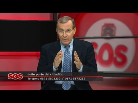 Rete8 SOS in studio il Presidente Luciano D’Alfonso