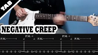 Negative creep - Nirvana | Guitar TAB | Lesson | Tutorial