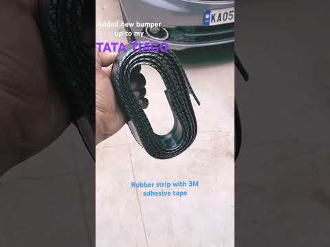 New bumper lip for my Tata Tiago 😉 #modification #carmodification #tatatiago #tata #carmod