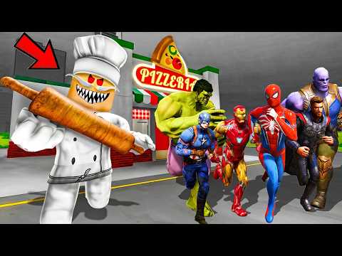 КЕК АЛУШЫЛАР МОНСТР ПИЦЦАРЕЯДАН ҚАШТЫ (ROBLOX)