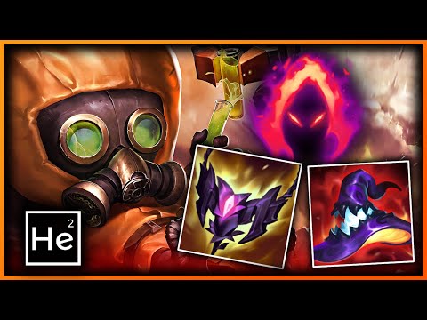 Testing Dark Harvest Heimerdinger on Mid - Heisendong