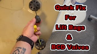 Quick Fix For Pull Dumps {[Lift Bags And BCD's]}