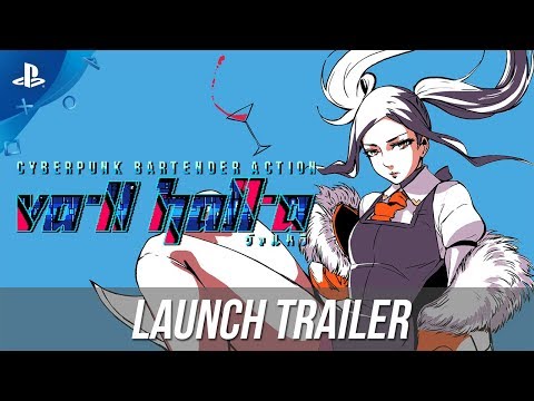 VA-11 Hall-A: Cyberpunk Bartender Action - Launch Trailer | PS4