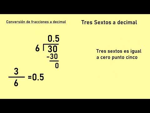 CONVERTIR FRACCIONES A DECIMAL SUPER FÁCIL: como convertir una fracción a un número decimal