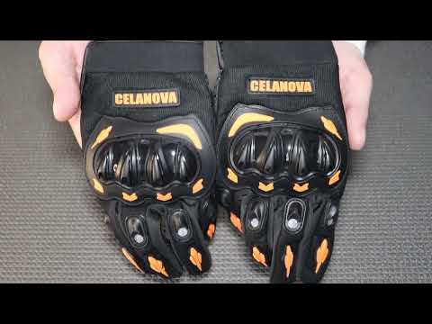 Мото перчатки GLVS-14 Оранжевые Размер XL - фото 1 - id-p1781785877