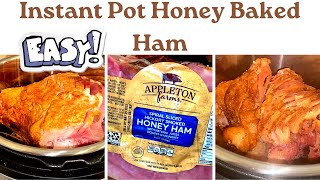 Instant Pot Honey Baked Ham Recipe! Perfect For Your Holiday Ham! No Oven Needed! No More Dry Ham!