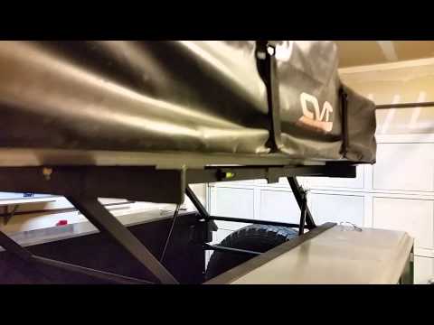 Overland trailer lift strut test