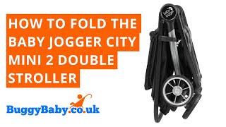 How To Fold Baby Jogger City Mini 2 Double Stroller | BuggyBaby Reviews