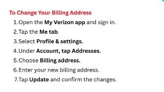 How to Change Billing Address on the Verizon App – Profile, Payments & Auto Pay