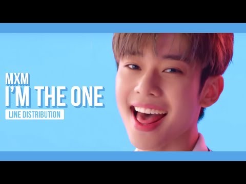 MXM - I'M THE ONE Line Distribution (Color Coded)