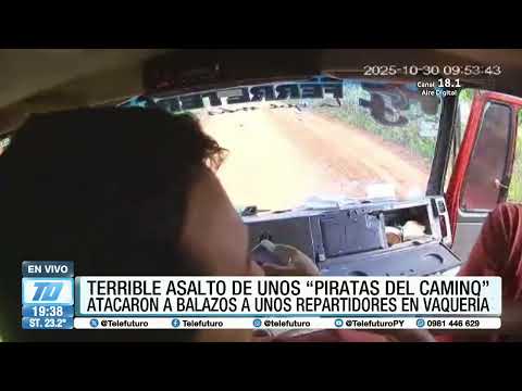 Así atacaron a balazos a unos repartidores en Vaquería