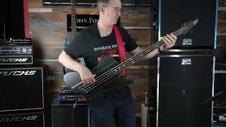 Video thumbnail for How low can you go? This Dingwall D-Roc Custom 4 goes down to low F# (23 Hz!) by John Fox Bass