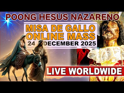 Quiapo Church Live Mass Today • 24 December 2025 • Day 9 Misa de Gallo
