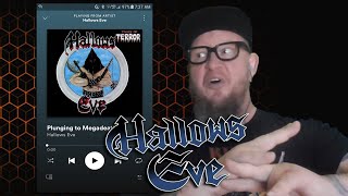 HALLOWS EVE  &quot;Plunging to Megadeath&quot;  (First Listen)